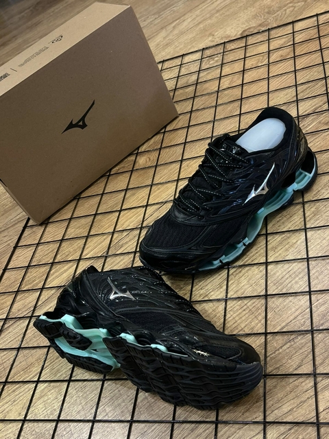 MIZUNO PRO 8 PRETO E VERDE