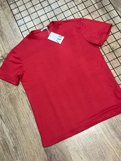 CAMISA LISA ZARA VERMELHA