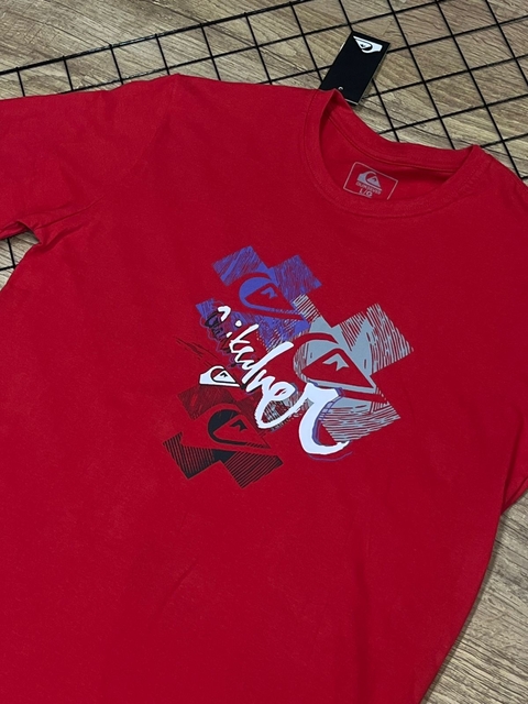 CAMISETA QUIKSILVER VERMELHA