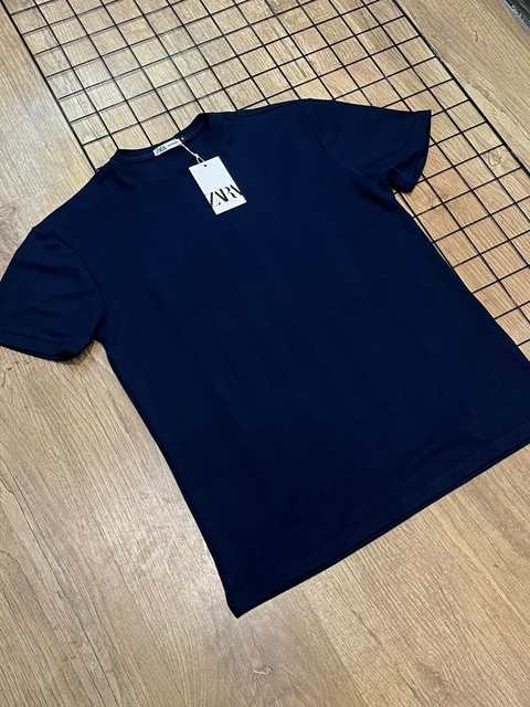 CAMISA LISA ZARA MARINHO