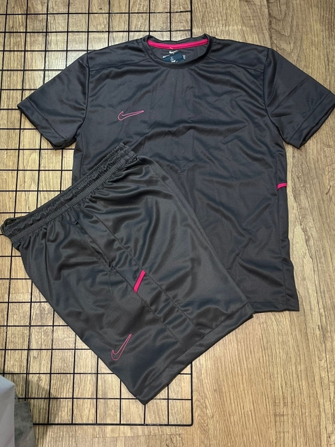 Conjunto academy dry-fit Cinza