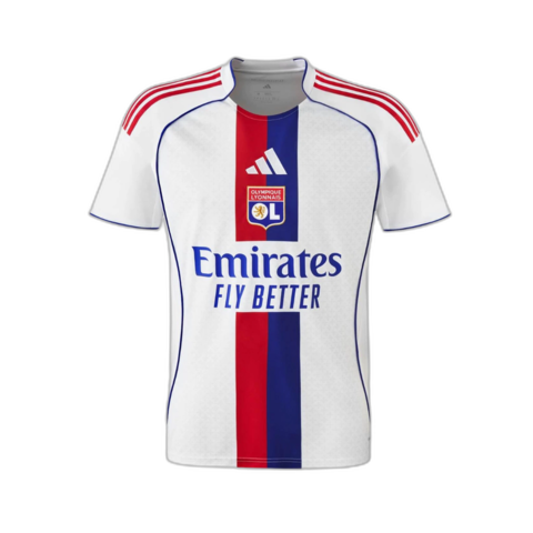 Camisa Lyon Home 25/26 Adidas Masculina Versão Torcedor - Branca - comprar online