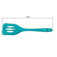 Espátula de Silicone Vazada Vermelho. Dimensões C: 29,3cm L:6,8cm. - loja online