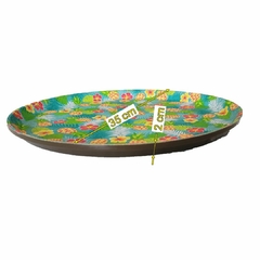 Bandeja Antiderrapante Redonda 35cm - Schello Shop