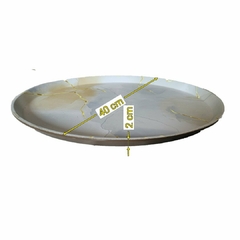 Bandeja Antiderrapante Redonda 40cm - Schello Shop