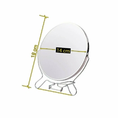 Espelho de Mesa Dupla Face 18x16cm - Schello Shop