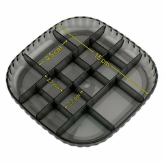 Porta Joia Cristal 15x3x15cm - Schello Shop