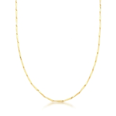 Collar Choker liso facetado