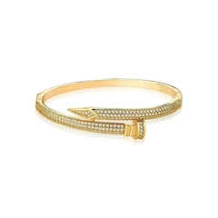 Pulsera estilo Cartier con zirconia