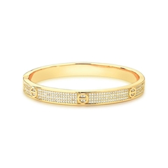 Pulsera estilo Cartier con zirconia