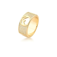 Anillo estilo Fendi
