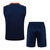 Kit Treino adulto - Camisa e Shorts - Manchester United Adidas 24/25 - Azul com detalhes em amarelo e laranja - comprar online
