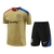 Kit Treino adulto - Camisa e Shorts - Barcelona Nike 24/25 - Bege e preto - comprar online