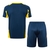Kit Treino adulto - Camisa e Shorts - Real Madrid Adidas 24/25 - Azul com detalhes em laranja e amarelo - comprar online