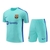 Kit Treino adulto - Camisa e Shorts - Barcelona Nike 23/24 - Verde com detalhes em azul
