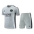 Kit Treino adulto - Camisa e Shorts - Paris Saint-Germain Jordan 23/24 - Cinza com detalhes em preto