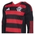 Camisa Flamengo I 25/26 manga longa - Torcedor Adidas Masculina - Vermelha e preta - 100Mídia Sports