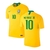 Camisa Retrô Seleção Brasileira I 2018/19 - Masculina Nike - Amarela com detalhes em verde - Neymar Jr #10