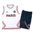Kit Treino adulto - Camisa e Shorts - Paris Saint-Germain Jordan 23/24 - Branco e azul com detalhes em vermelho - comprar online