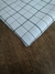 Mantel blanco a cuadros - comprar online