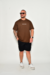 Imagem do Camiseta Oversized Blessed - Marrom