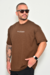 Camiseta Oversized Blessed - Marrom - comprar online