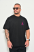 Camiseta Oversized Leão (estampa frente e costa) - LION