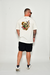 Camiseta Oversized Caveira Flor (estampa frente e costa) - comprar online