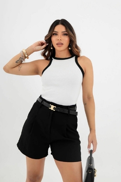 Regata Bicolor Canelada - Julia Loyacono Store