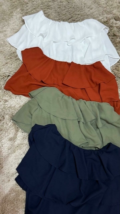Blusa Um Ombro Só Babados - comprar online