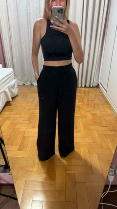 Calça Pantalona Alfaiataria - Julia Loyacono Store