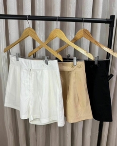 Shorts Alfaiataria Tecido Leve
