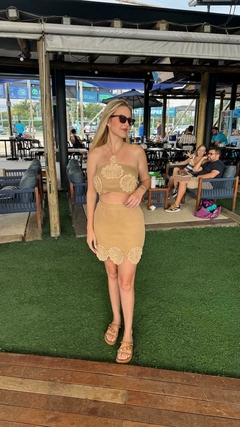 Conjunto Flor de Crochê - Julia Loyacono Store