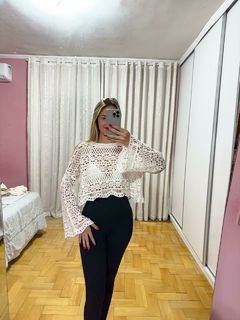 Croche Boho Manga Longa na internet