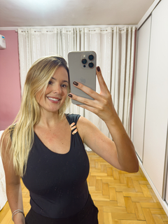 Body Preto com Fivela - comprar online