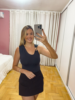 Body Preto com Fivela