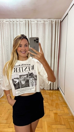 Imagem do Camiseta Cropped Estampada