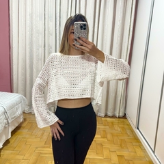 Blusa Cropped Vazado