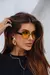 ÓCULOS DE SOL RETANGULAR MOSCOU - AMARELO PRETO - ACETATO - comprar online