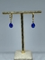 BRINCO ARGOLINHA ARTICULAVEL COM GOTA 6X8 BLUE SAPPHIRE - comprar online