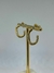 BRINCO ARGOLA FIXA FRISADA DE FORMATO EM "U" (18MM) TAM. UNICO - AFINA