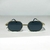 ÓCULOS DE SOL BLOGUEIRA OCTOGONAL PREMIUM - DOURADO PRETO - METAL na internet