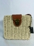 BOLSA DE PALHA COM FECHO METÁLICO - comprar online