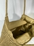 BOLSA DE PALHA COM ALÇA DUPLA E DETALHES EM TASSEL - loja online