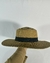 CHAPÉU DE PRAIA ABA LARGA COM FAIXA PRETA - comprar online