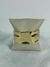 BRACELETE FOLHEADO A OURO 18K E PRATA MARTELADO - AFINA
