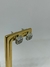 BRINCO QUADRADO COM ZIRCÔNIA E PONTILHADO ( 9 MM ) CRISTAL - AFINA