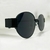 ÓCULOS DE SOL OVAL FLUENSE - PRETO - METAL na internet