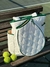 Mochila White and Green Gabriela | Acolchonada para Tenis - debolsos