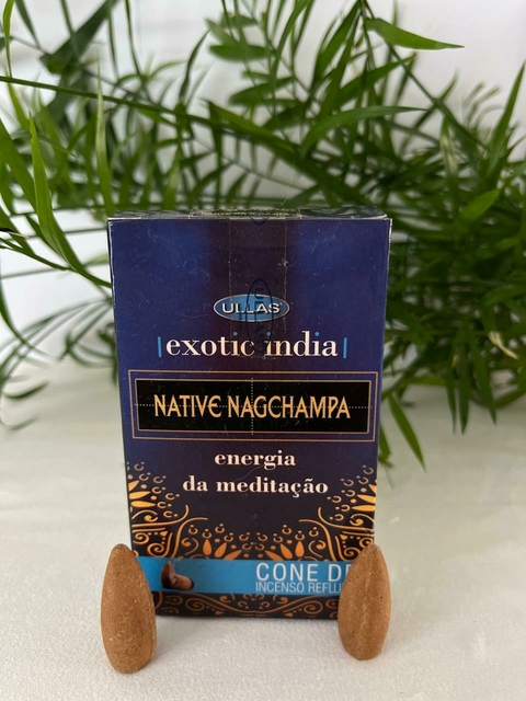 Incenso Exotic Índia Cone Cascata - Native Nagchampa - comprar online